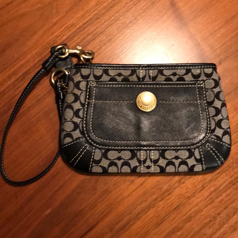 Coach wristlet.